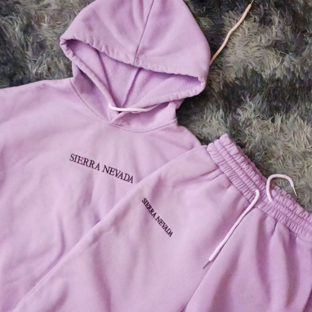 Matching Sweatpants and Hooded Sweater
